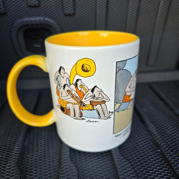 The Far Side Gary Larson Arts & Leisure Section Comic Mug 1996 Andrews McMeel - Picture 7 of 10